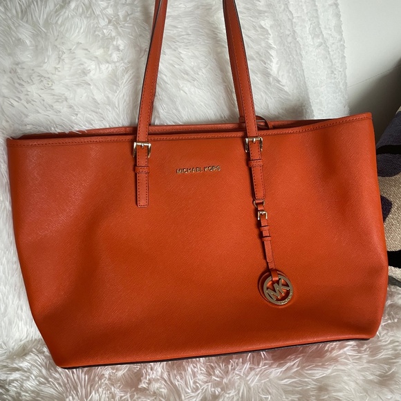 Purse (15 inch laptop pocket incl.), Orange - Picture 1 of 5